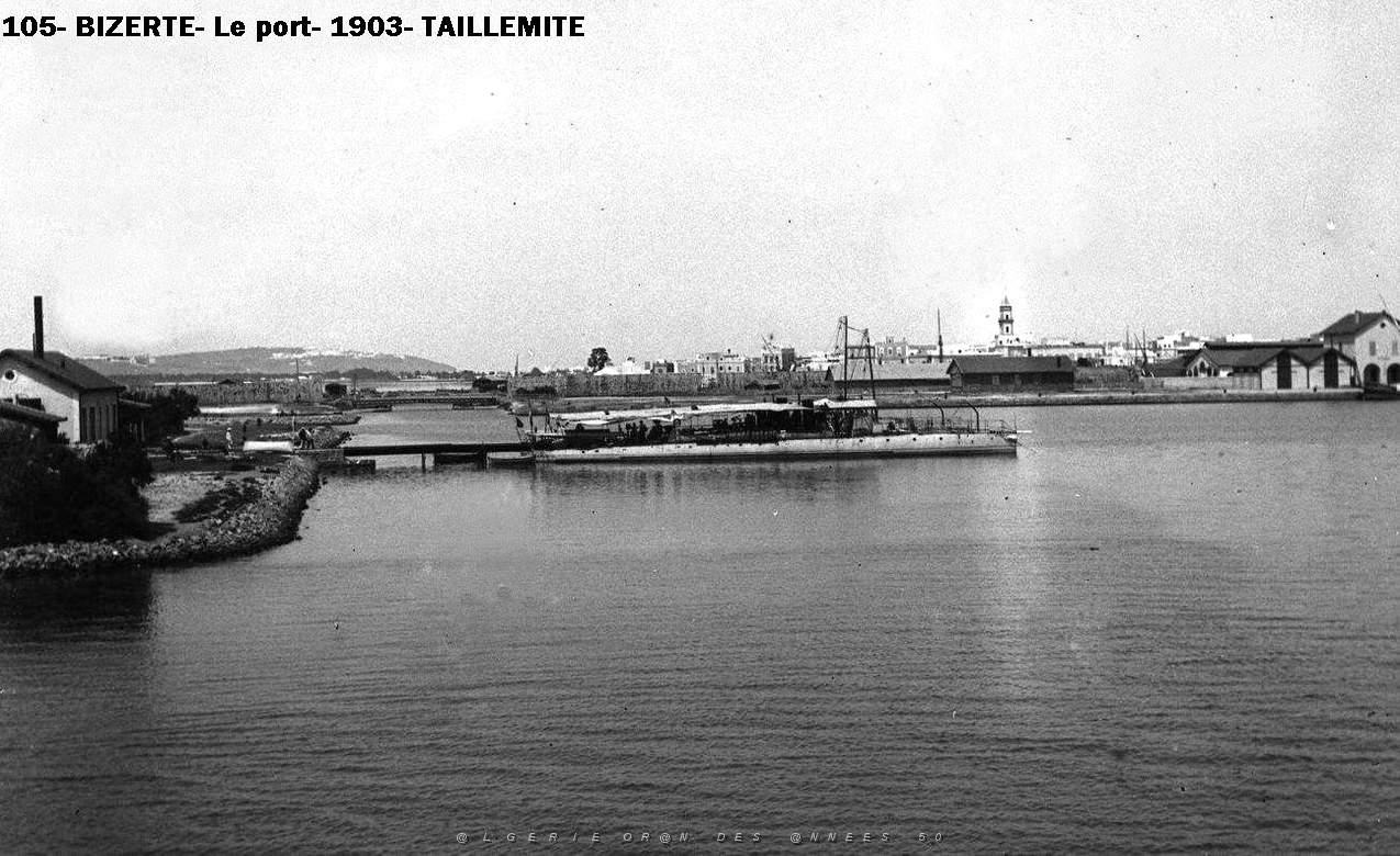105- Bizerte- Le port- 1903- Taillemite.JPG